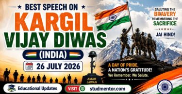 Best Speech on Kargil Vijay Diwas (India) - 26 July 2026