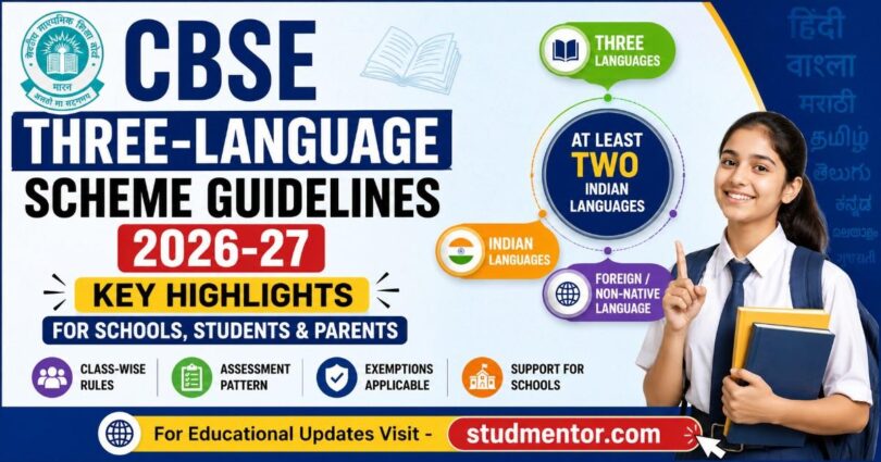 CBSE Three-Language Scheme Guidelines 2026-27