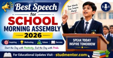 Common for all - Best Speech for School Morning Assembly 2026