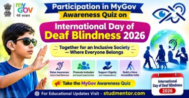 Participation in MyGov Awareness Quiz on the International Day of Deaf Blindness 2026