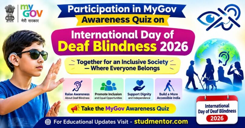 Participation in MyGov Awareness Quiz on the International Day of Deaf Blindness 2026