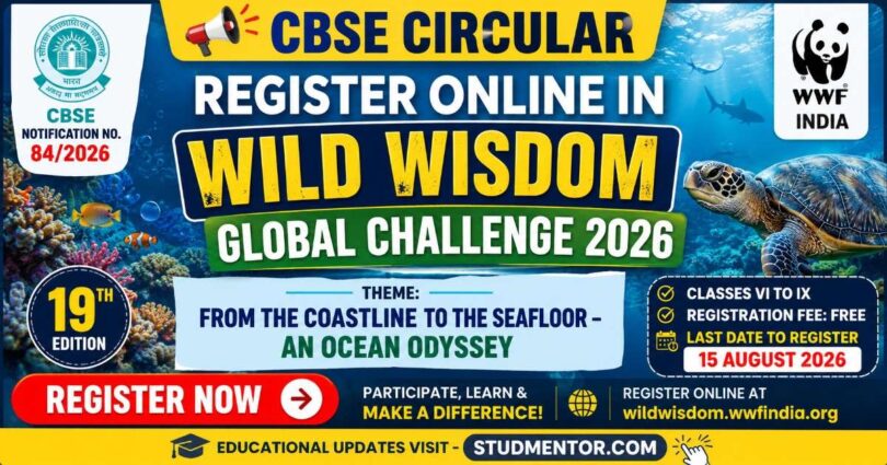 Register Online in Wild Wisdom Global Challenge 2026 - CBSE Circular