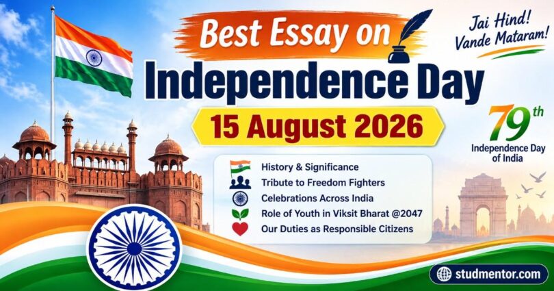 Best Essay on Independence Day - 15 August 2026