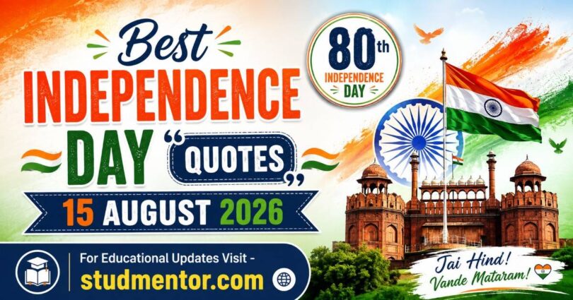 Best Independence Day Quotes — 15 August 2026