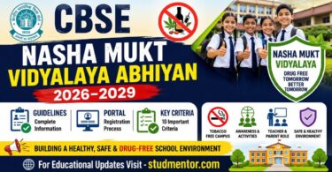 CBSE Nasha Mukt Vidyalaya Abhiyan 2026–2029 Guidelines, Portal Registration and Key Criteria