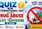 Quiz on International Day Against Drug Abuse And Illicit Trafficking 2026