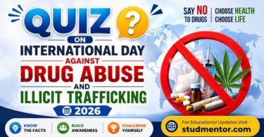 Quiz on International Day Against Drug Abuse And Illicit Trafficking 2026