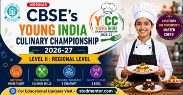 Webinar regarding CBSE’s Young India Culinary Championship (YICC) 2026-27 Level IIRegional Level