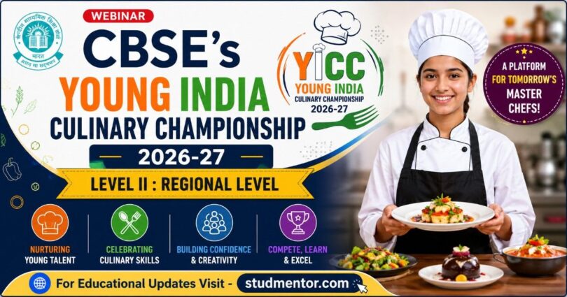 Webinar regarding CBSE’s Young India Culinary Championship (YICC) 2026-27 Level IIRegional Level