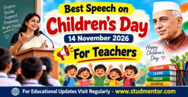 Best Speech on Children’s Day 14 November 2026 for Teachers