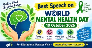 Best Speech on World Mental Health Day - 10 October 2026