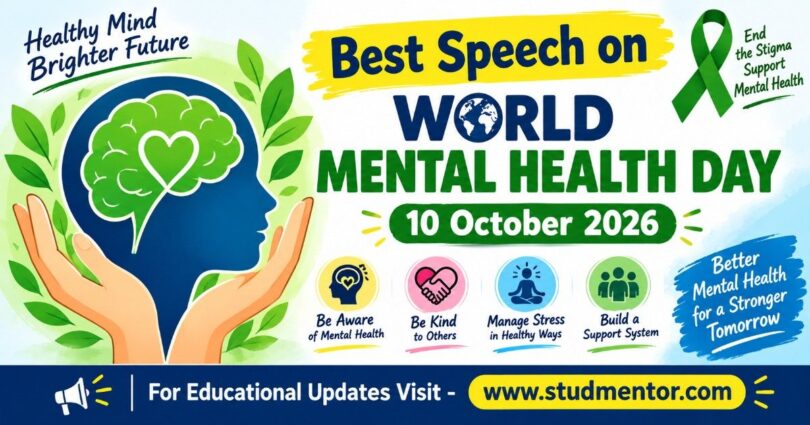 Best Speech on World Mental Health Day - 10 October 2026