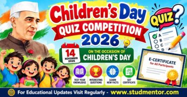 Children’s Day Quiz Competition 2026 with Free Certificate