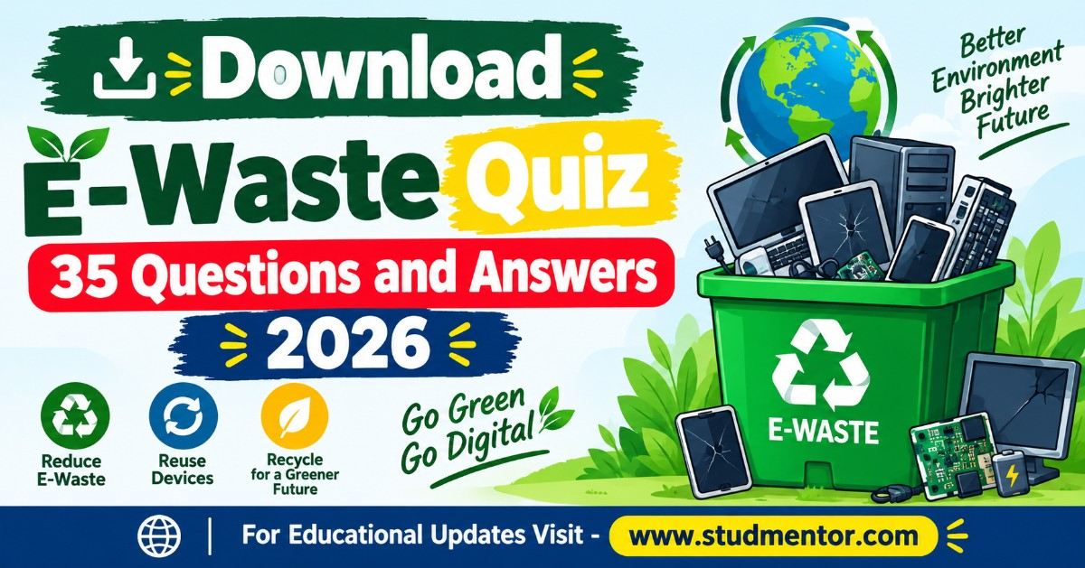 Sample Waste Sample Download E-Waste Quiz 35 Questions and Answers 2026