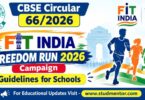Fit India Freedom Run 2026 Campaign – Guidelines for Schools