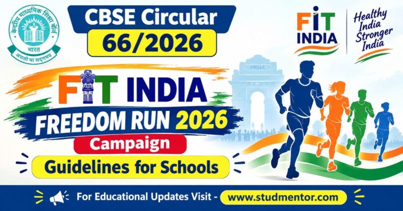 Fit India Freedom Run 2026 Campaign – Guidelines for Schools