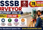 GSSSB Surveyor Recruitment 2026 Apply Online for 78 Posts