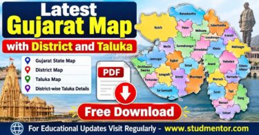 Latest Gujarat Map with District and Taluka PDF Free Download