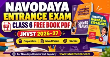 Navodaya Entrance Exam Preparation Class 6 Free Book in PDF