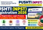 PUSHTI (NPST) Registration 2026 Login Process for Teachers