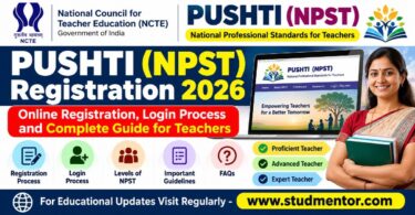 PUSHTI (NPST) Registration 2026 Login Process for Teachers