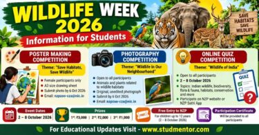 Wildlife Week 2026 – Information for Students